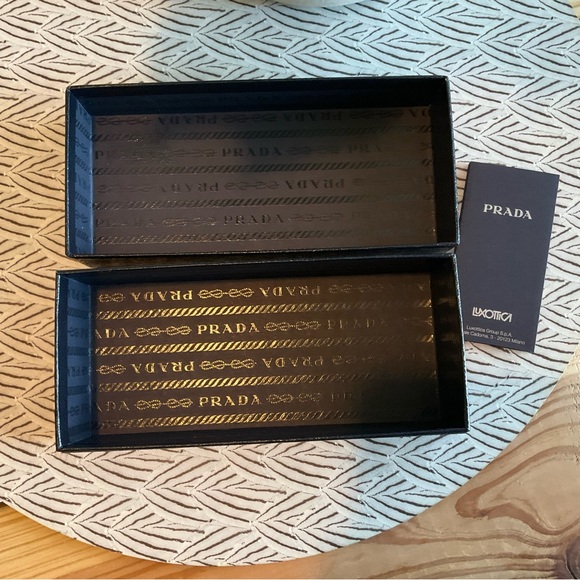 Prada Gold Aviator Sunglasses with Case - Picture 6 of 16